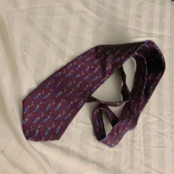 Ralph Lauren “Lauren” 100% Made In U.S.A. Silk Tie - Picture 2 of 4